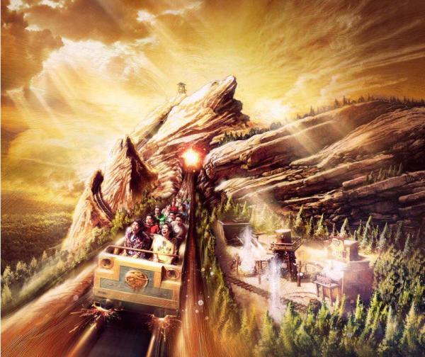 迪士尼灰熊山谷 極速礦車穿梭飛馳